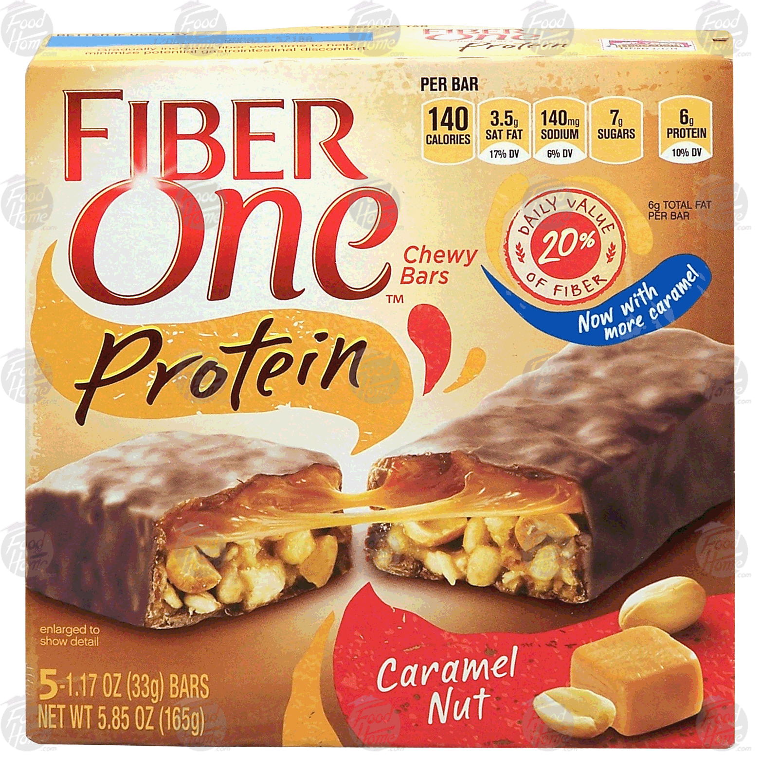 Fiber One Protein caramel nut chewy nut Full-Size Picture